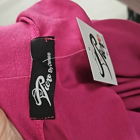 Boutique Women's Pink Cowl Neck Dolman Sleeve Long line Poncho OS - Picture 8 of 8